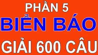  Mẹo học lý thuyết 600 câu hạng B1, B2, C, D, E, Fc năm 2024 ️ Các Câu Biển Báo full - phần 5/6