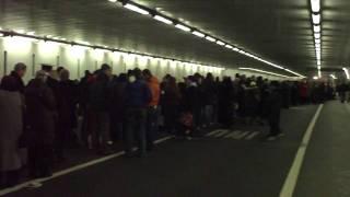 Obama Inauguration 2009 Purple Tunnel of Doom