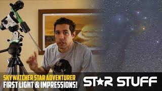 Skywatcher Star Adventurer - First Light, First Impressions, Southern Sky Polar Alignment