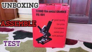 Shopee Angle Grinder Stand : Unboxing, Assemble and Test