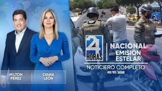 Noticiero de Ecuador (Emisión Estelar 03/01/2025)