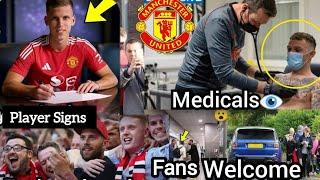 1st signing arrived for medicals DONE DEAL  Man United January transfer confirmed|Man United News