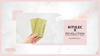 Makeup Revolution x Kitulec Palety Rozświetlaczy Swatches #GLOWKITULCA | Cocolita.pl