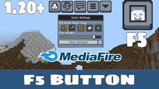 F5 BUTTON | MCPE ADDON 1.20+