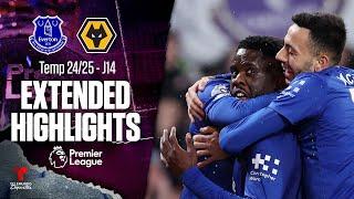 Everton vs. Wolverhampton | Highlights Premier League | Jornada 14 | Telemundo Deportes