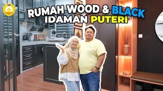 HOUSE TOUR EP 127: RUMAH COZY WOOD & BLACK, BACKSPLASH DAPUR DIY SENDIRI !!!