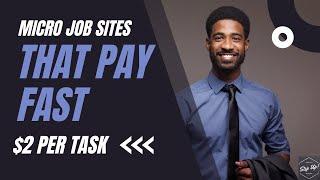5 Best Micro Job Sites That Pay Fast  In 2024 | Top 5 Beginner Friendly Micro Task Websites in 2024