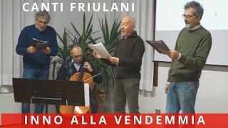 Coro friulano canto della vendemmia musica popolare folk in lingua friulana San Martino