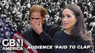 Harry and Meghan's 'MAJOR embarrassment' as 'crowds PAID to clap' at Pat Tillman awards