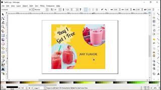 Designing Tutorial | Inkscape | Basic | Layout | Poster | Social Post Design | Sales