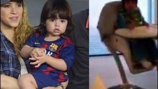 Very Sweet! the son of Shakira and Pique can read with 2 years! Fc Barcelona