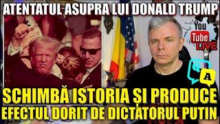 LIVE. Q&A: Tentativa asupra lui Trump schimbă istoria. Efectele pentru România trebuie să ne sperie