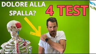 Dolore alla SPALLA? Il SOVRASPINATO? 4 semplici TEST per capire.