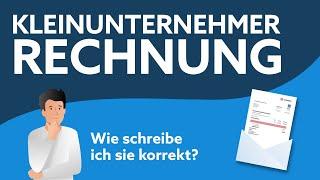 Kleinunternehmerrechnung | Das solltest du wissen!