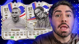 EA ENLOUQUECEU!!! NOVO RONALDO E RONALDINHO 97 COM 4 PLAYSTYLE +! FUT DRAFT FC 24