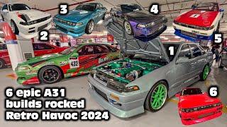 Cefiro Legends: Top 6 Nissan A31 Builds That Stole the Show at Retro Havoc 2024