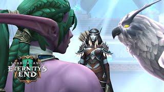 Sylvanas' Judgment Cutscenes | Sylvanas Windrunner & Tyrande Whisperwind | Eternity's end Patch 9.2