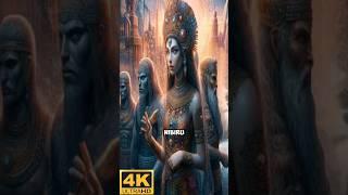 The Descent of the Anunnaki to Earth:|Sumerian Mythology AncientSaga #shorts