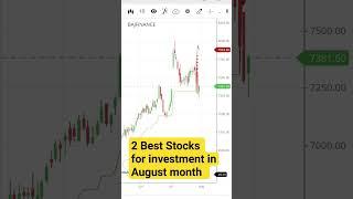 2 Best stocks for investment in August month