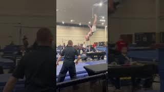 Mitchell Wells Idaho State Championships Vault March 22nd 2024