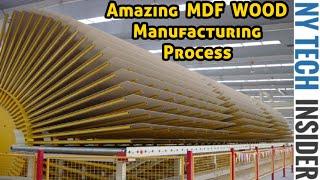 Extreme Amazing MDF Wood Manufacturing Process | Modern Wood Processing Factory | NY Tech Insider