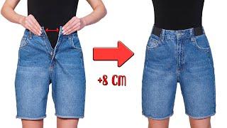 How to upsize jeans in the waist to fit you perfectly!