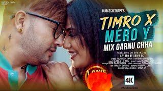 TIMRO X MERO Y mix garnu chha by Durgesh thapa ft Rakshya Shrestha | Roshan Singh Full Music Video