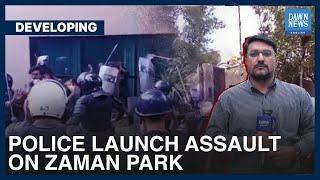 Police Barge Into Imran Khan’s Zaman Park Residence | Developing | Dawn News English