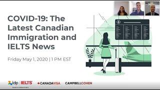 Webinar: COVID-19 impact on Canada Immigration & IELTS - Coronavirus