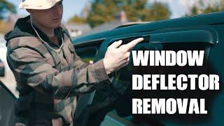 How to remove old window deflectors | The All American Driver