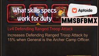 Evony- Specs, PVP skill books for Duty, which work?  (edited out sick gk ;))