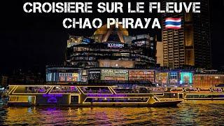 Dîner-croisière sur le fleuve Chao Phraya à Bangkok en Thaïlande