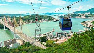 Beautiful Yeosu City Day and Night Sea of Colorful Lights Tour South Korea 4K HDR