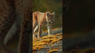 Lynx Walking In The Bush #lynx #shorts #ytshorts