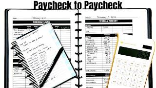 Paycheck to Paycheck: Weekly Budget With Me #budgetwithme