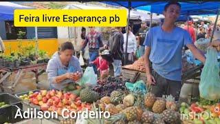 Feira livre de Esperança Paraíba Brasil 06/07/2024