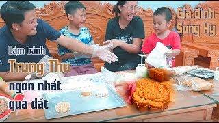 Gia đình thi làm bánh Trung thu ngon nhất quả đất