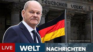 AMPEL-AUS: Kanzler Scholz - Vertrauensfrage vor Weihnachten? "Für mich kein Problem" | WELT Stream