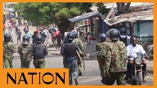 Police lob teargas to disperse protesters in Homa  Bay