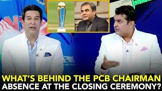 Reason Behind the PCB Chairman's Absence | #INDvNZ | #ChampionsTrophy | ZA1K