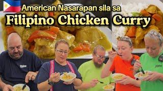 American trying Foreign Food Chicken Curry #Filipino Chicken Curry style #Recipe #TRY#12