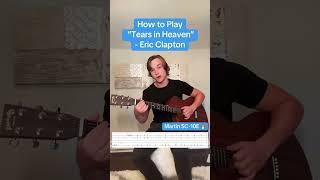 How to Play “Tears in Heaven” - Eric Clapton  #martinguitar #mymartinmoment with my Martin SC-10E
