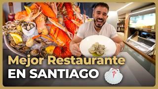 Fui al MEJOR RESTAURANTE de SANTIAGO de COMPOSTELA - MUCHO MARISCO!!!