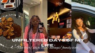 UNFILTERED DAYS OF MY LIFE :[maintenance vlog/new hair/ sushi date/ outings]SOUTH AFRICAN YOUTUBER