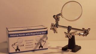 SE MZ101B Helping Hand with Magnifying Glass