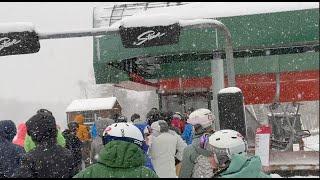 Opening Day Winter 2024/25 ~ Live From Stowe Vermont ~ It's Still Snowing!