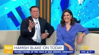 Hamish Blake Father of the Year on The Today Show