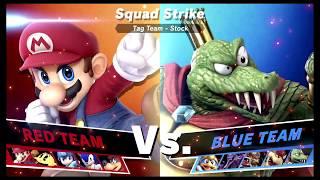 Super Smash Bros Ultimate Amiibo Fights – Request #11271 Legends vs Villains Squad Strike