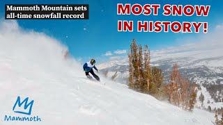Mammoth Mountain BREAKS RECORD For MOST SNOW in HISTORY! (March 29, 2023)