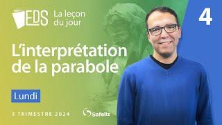 Lundi 22.07 | L’interprétation de la parabole I L'EDS Leçon 4 | 3 TRI 2024 | Rickson Nobre